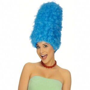 Marge Simpson Blue Hair Wig - Halloween costume - NWT